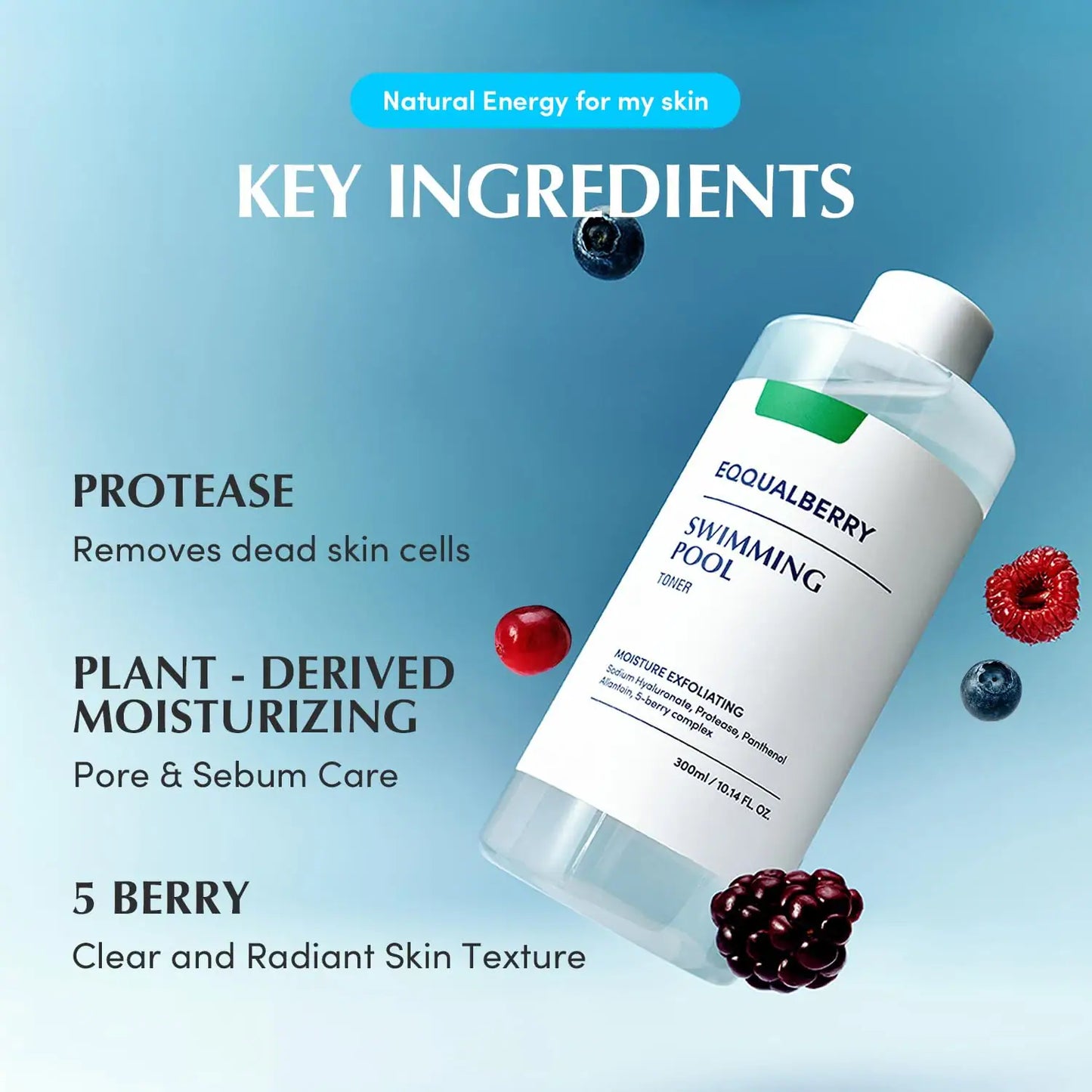 Eqqualberry Swimming Pool Toner – Hydrating & Refreshing 155ml