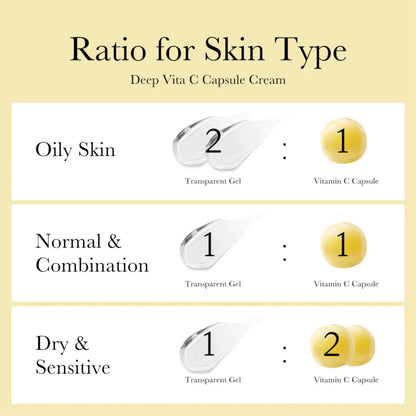 Medicube Deep Vita C Capsule Cream 55g – Brightening & Anti-Ageing Moisturiser