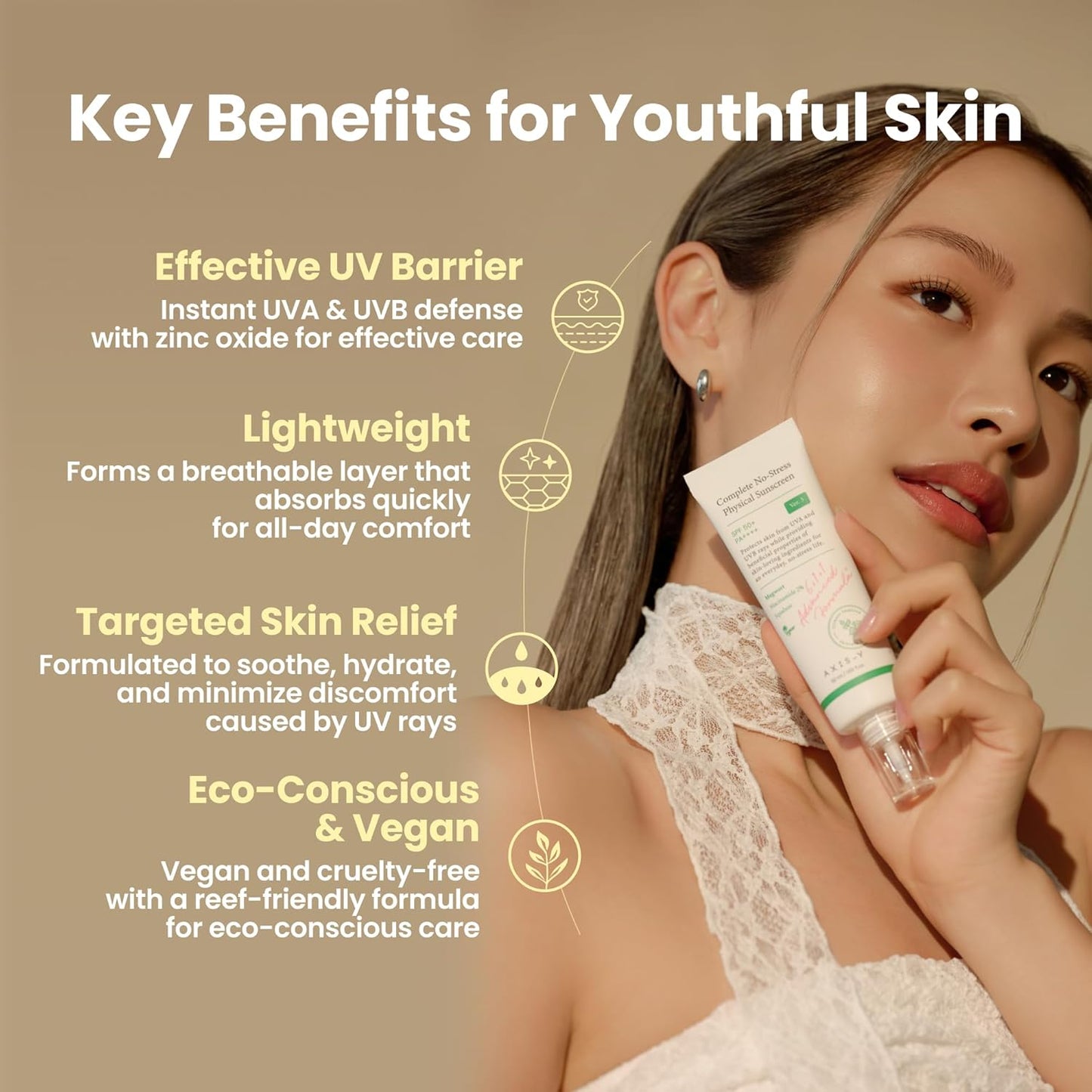 AXIS-Y Complete No-Stress Physical Sunscreen V3 SPF50+ PA++++ | 50ml