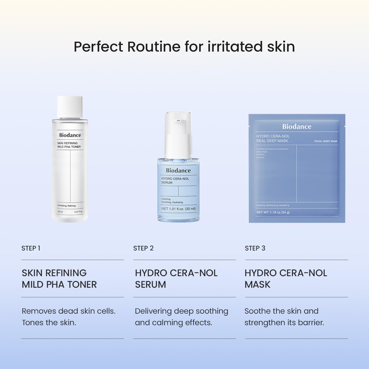 Biodance Hydro Cera-nol Real Deep Mask | 34g x 4ea