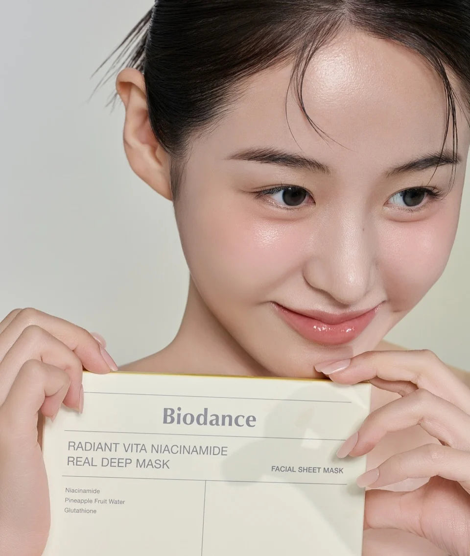 Biodance Radiant Vita Niacinamide Real Deep Mask | 34g x 4ea