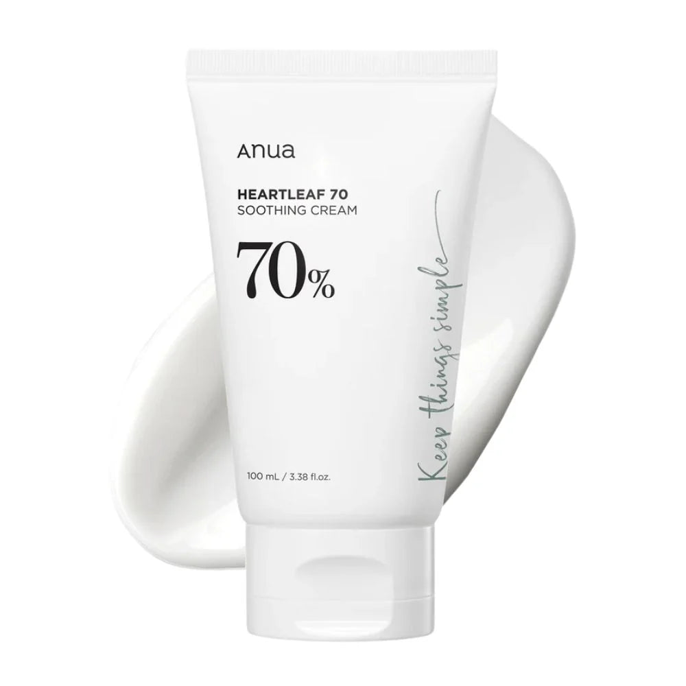 Anua Heartleaf 70 Soothing Cream – Calming & Hydrating Moisturiser 100ml