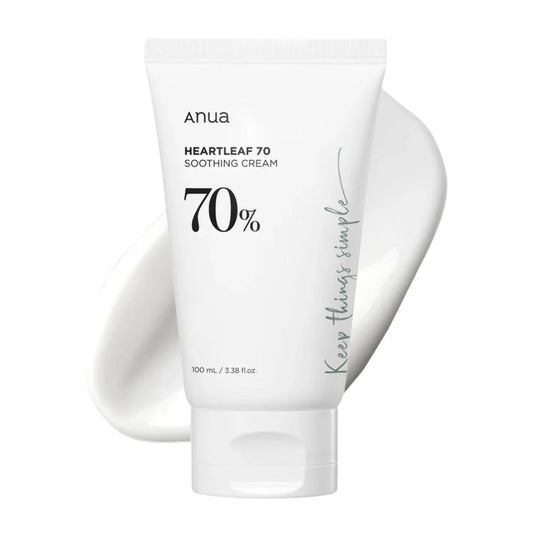 Anua Heartleaf 70 Soothing Cream – Calming & Hydrating Moisturiser 100ml