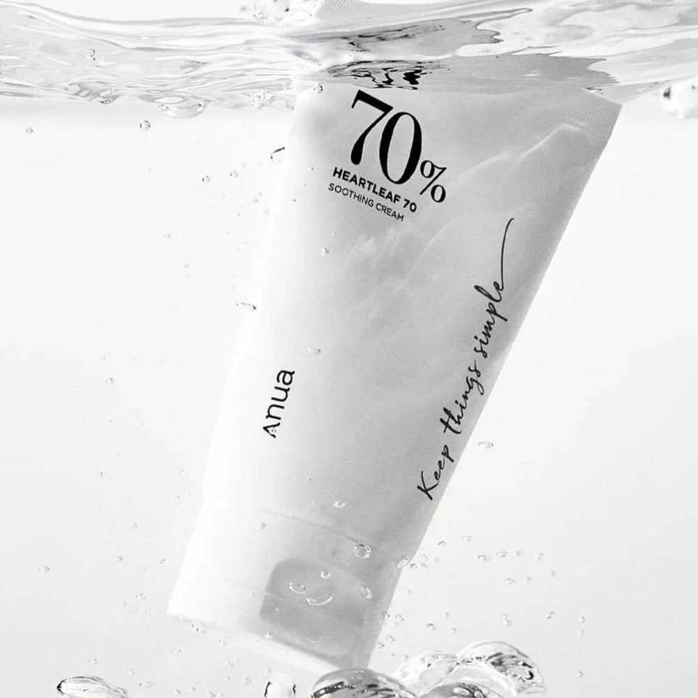 Anua Heartleaf 70 Soothing Cream – Calming & Hydrating Moisturiser 100ml
