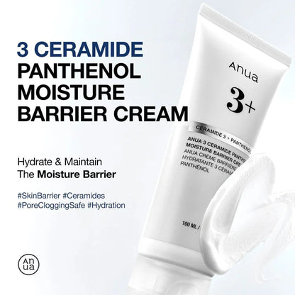 Anua Ceramide Panthenol Moisture Barrier Cream – Hydrating & Repairing 100ml