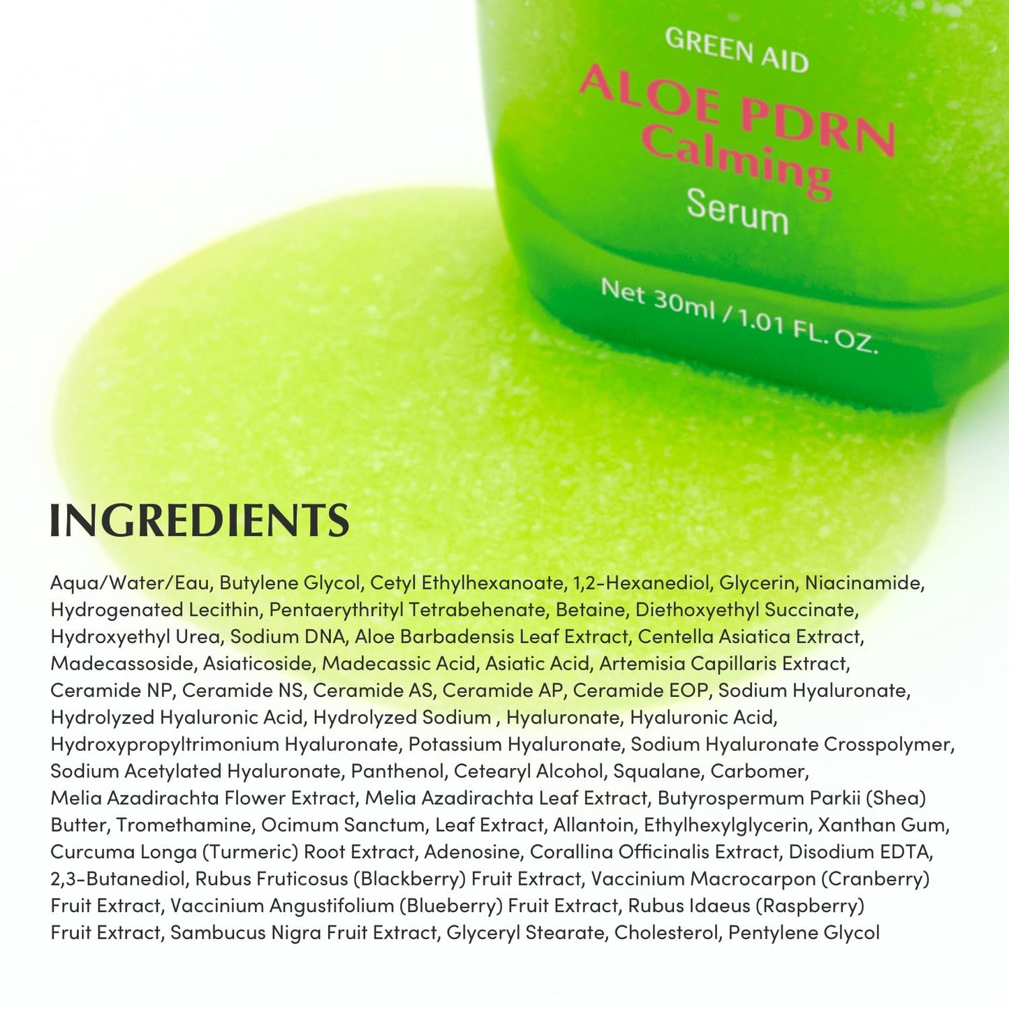 Eqqualberry Aloe PDRN Calming Smoothie Serum – Soothing & Repairing 30ml