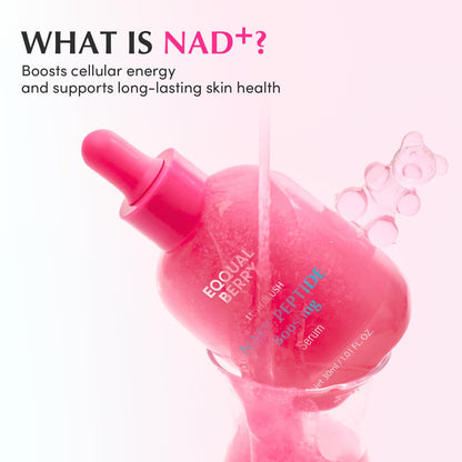 Eqqualberry NAD+ Peptide Boosting Smoothie Serum – Firming & Revitalising 30ml