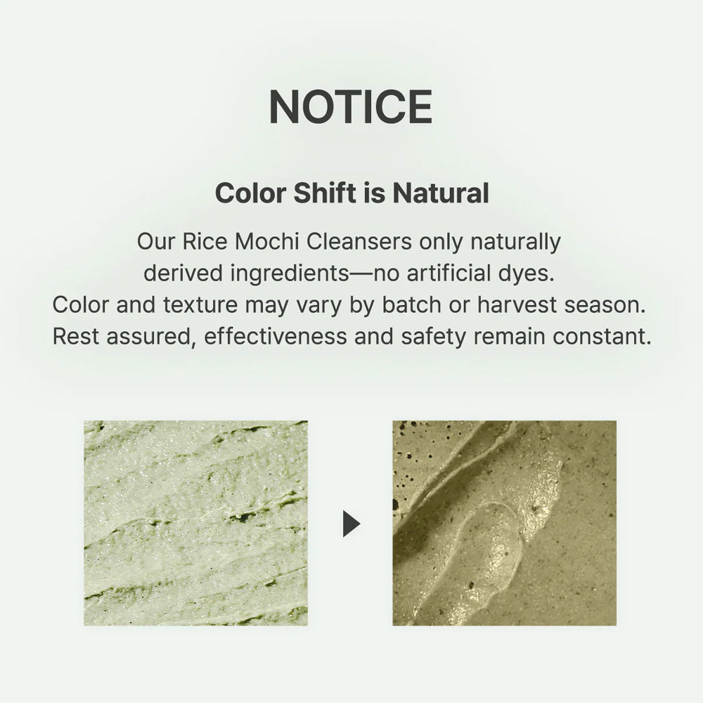 Arencia Fresh Green Rice Mochi Cleanser – Gentle Brightening Face Wash 120g