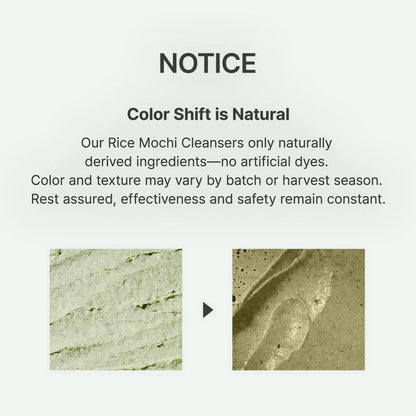 Arencia Fresh Green Rice Mochi Cleanser – Gentle Brightening Face Wash 120g