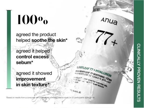 Anua Heartleaf 77 Soothing Toner – Calming & Hydrating Vegan Toner 250ml