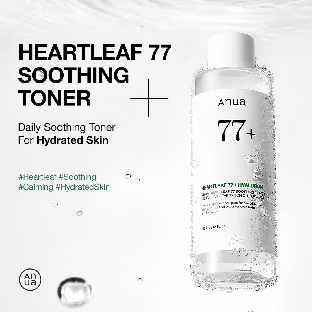 Anua Heartleaf 77 Soothing Toner – Calming & Hydrating Vegan Toner 250ml