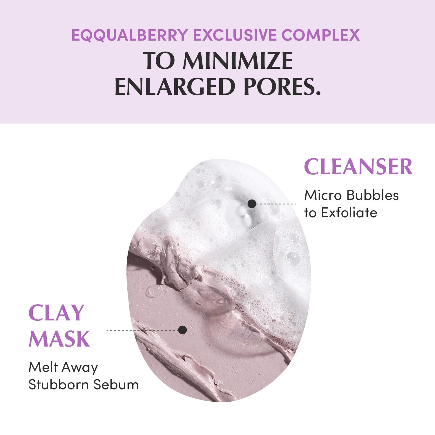 Eqqualberry Purple Rice Pore Purifying Pack Cleanser–120ml