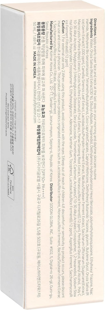 Beauty of Joseon Relief Sun: Rice + Probiotics SPF50+ PA++++ | 50ml