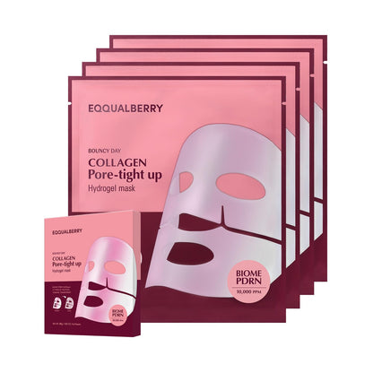 Eqqualberry Collagen Pore Tight Up Gel Mask (4ea) – Firming & Hydrating Care