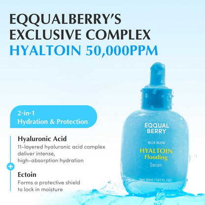 Eqqualberry Hyaltoin Flooding Serum – Deep Hydration & Barrier Repair 30ml