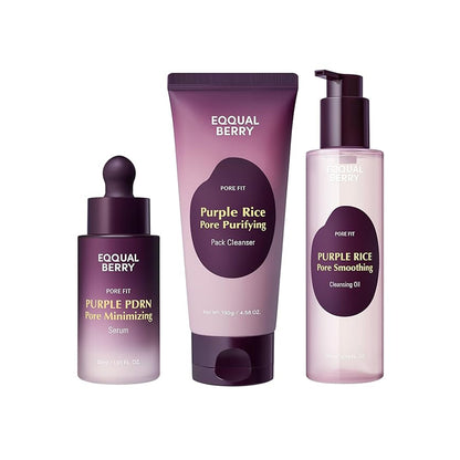 Eqqualberry Purple Rice Minimizing Pore Smoothing Set – Clarifying & Firming Skincare Duo