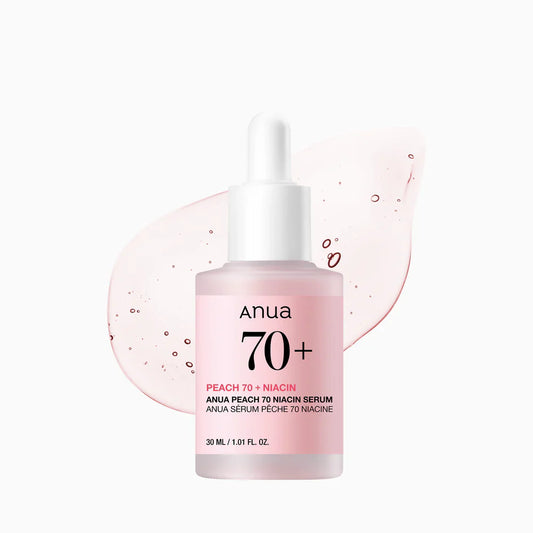 Anua Peach 70% Niacinamide Serum – Brightening & Hydrating 30ml