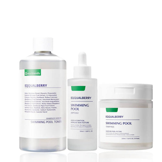 Eqqualberry Swimming Pool Set – Hydrating & Refreshing Skincare Duo